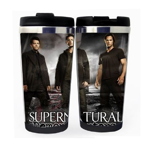 Supernatural Castiel Cup Stainless Steel 400ml Coffee Tea Cup Supernatural Castiel Angel Beer Stein Birthday Gifts Christmas Gifts