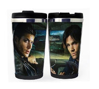 Supernatural Dean Sam Cup Stainless Steel 400ml Coffee Tea Cup Supernatural Beer Stein Birthday Gifts Christmas Gifts