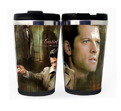 Supernatural Castiel Cup Stainless Steel 400ml Coffee Tea Cup Supernatural Castiel Angel Beer Stein Birthday Gifts Christmas Gifts