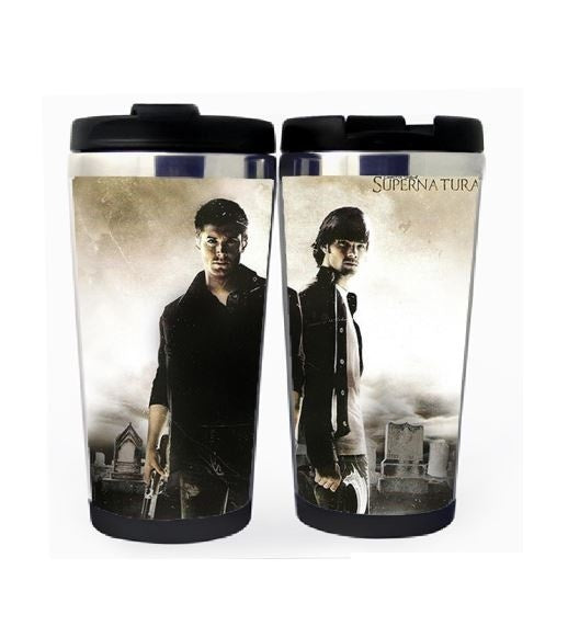 Supernatural Dean Sam Cup Stainless Steel 400ml Coffee Tea Cup Supernatural Beer Stein Birthday Gifts Christmas Gifts