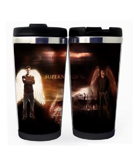 Supernatural Dean Cup Stainless Steel 400ml Coffee Tea Cup Supernatural Beer Stein Birthday Gifts Christmas Gifts