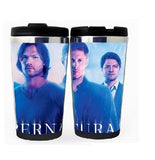 Supernatural Winchester Brothers Cup Stainless Steel 400ml Coffee Tea Cup Supernatural Beer Stein Birthday Gifts Christmas Gifts