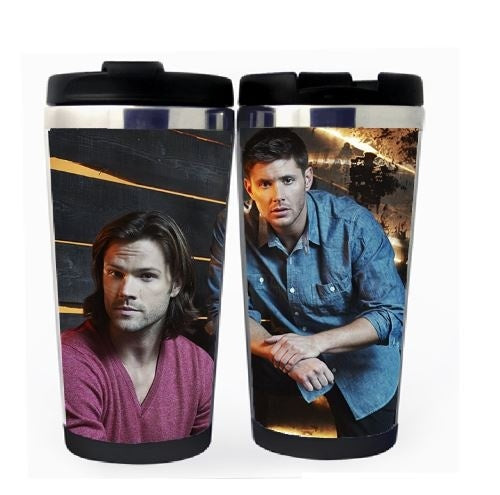 Supernatural Winchester Brothers Cup Stainless Steel 400ml Coffee Tea Cup Supernatural Beer Stein Birthday Gifts Christmas Gifts