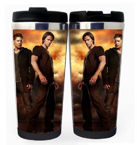 Supernatural Winchester Brothers Cup Stainless Steel 400ml Coffee Tea Cup Supernatural Beer Stein Birthday Gifts Christmas Gifts