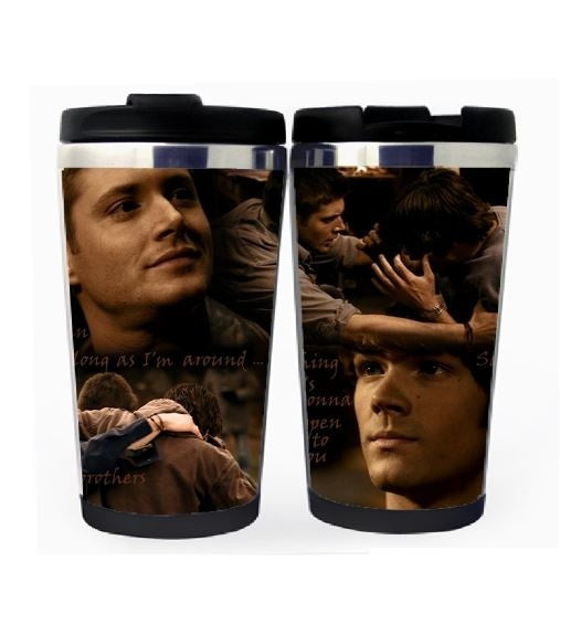 Supernatural Winchester Brothers Cup Stainless Steel 400ml Coffee Tea Cup Supernatural Beer Stein Birthday Gifts Christmas Gifts