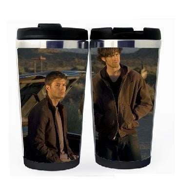 Supernatural Winchester Brothers Cup Stainless Steel 400ml Coffee Tea Cup Supernatural Beer Stein Birthday Gifts Christmas Gifts