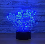 League of Legends Teemo 3D Illusion Led Table Lamp 7 Color Change LED Desk Light Lamp Teemo Gifts