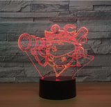 League of Legends Teemo 3D Illusion Led Table Lamp 7 Color Change LED Desk Light Lamp Teemo Gifts