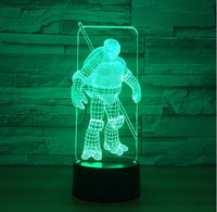 Teenage mutant ninja turtles 3D Illusion Led Table Lamp 7 Color Change LED Desk Light Lamp Teenage mutant ninja turtles Gifts