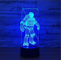 Teenage mutant ninja turtles 3D Illusion Led Table Lamp 7 Color Change LED Desk Light Lamp Teenage mutant ninja turtles Gifts