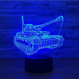 World of Tanks 3D Illusion Led Table Lamp 7 Color Change LED Desk Light Lamp World of Tanks gifts Tanks Decoration