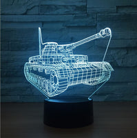 World of Tanks 3D Illusion Led Table Lamp 7 Color Change LED Desk Light Lamp World of Tanks gifts Tanks Decoration