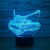 World of Tanks 3D Illusion Led Table Lamp 7 Color Change LED Desk Light Lamp World of Tanks gifts Tanks Decoration