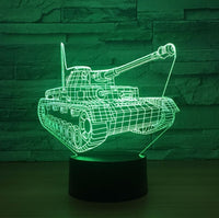 World of Tanks 3D Illusion Led Table Lamp 7 Color Change LED Desk Light Lamp World of Tanks gifts Tanks Decoration