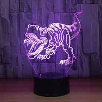 Dinosaur 3D Illusion Led Table Lamp 7 Color Change LED Desk Light Lamp Dinosaur Decoration Gifts