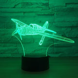 Fighter 3D Illusion Led Table Lamp 7 Color Change LED Desk Light Lamp Fighter Decoration Gifts