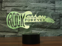 rock 3D Illusion Led Table Lamp 7 Color Change LED Desk Light Lamp rock Gifts Christmas Gifts