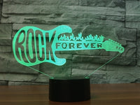 rock 3D Illusion Led Table Lamp 7 Color Change LED Desk Light Lamp rock Gifts Christmas Gifts