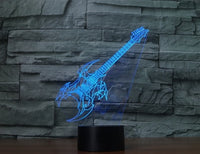 rock 3D Illusion Led Table Lamp 7 Color Change LED Desk Light Lamp rock Gifts Christmas Gifts