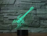 rock 3D Illusion Led Table Lamp 7 Color Change LED Desk Light Lamp rock Gifts Christmas Gifts