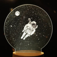 astronauts spaceman 3D Illusion Led Table Lamp LED Desk Light Lamp astronauts decroation Birthday Gifts Christmas Gifts