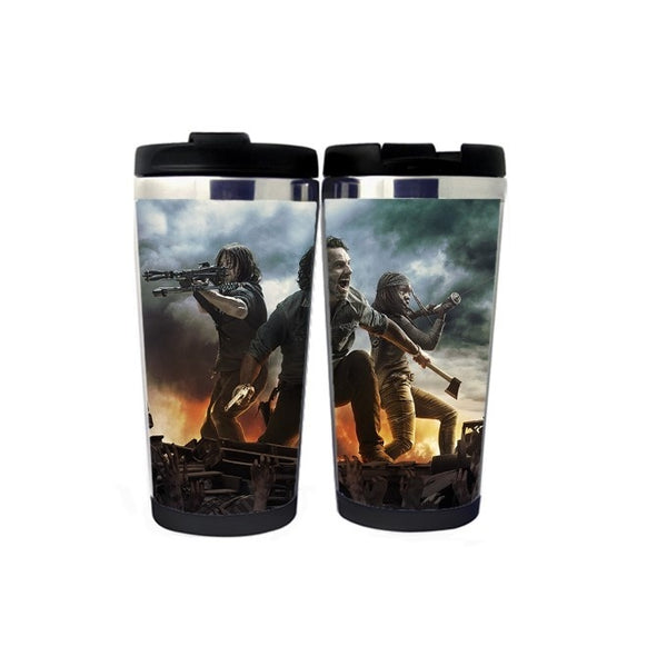 The Walking Dead Cup Stainless Steel 400ml Coffee Tea Cup Beer Stein Walking Dead Birthday Gifts Christmas Gifts