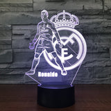 Ronaldo 3D Illusion Led Table Lamp 7 Color Change LED Desk Light Lamp Ronaldo Gifts