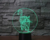 Cat 3D Illusion Led Table Lamp 7 Color Change LED Desk Light Lamp cat Children Gifts