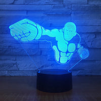 One Punch Man 3D Illusion Led Table Lamp 7 Color Change LED Desk Light Lamp One Punch Man  Christmas Gifts Birthday Gifts