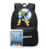 Megaman Rockman Canvas Bag Backpack Satchel School Bag Travel Backpack  Shoulder bag Megaman Gifts