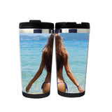 Sexy Hot Girls Womans Mug Stainless Steel Insulated Tumbler 400ml Coffee Tea Cup Megan sex Gifts Christmas Gifts