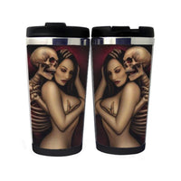 Girl and Skull Mug