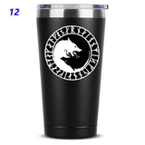 Wolf Paw Funny Mug 20 OZ Stainless Steel Tumbler Insulated Funny Travel Mug Novelty Gift