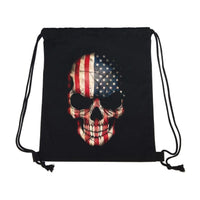 American Flag Skull Backpack