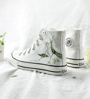 Custom Birds Shoes, Unique High Top Sneakers,  Gift, Kids Adult Running Sports Shoes